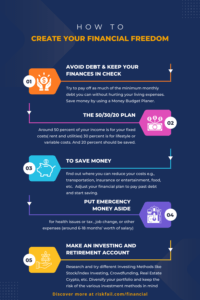 How to create your financial freedom Infographic